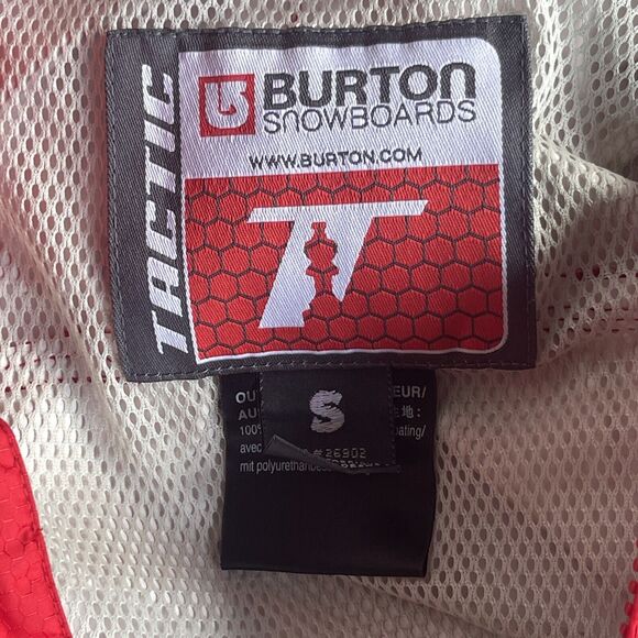 Burton Tactic Jacket Mens Small Snowboarding Full Zip Hooded Ski Outdoor Winter - Picture 11 of 16